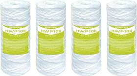 4-ps-10bb Ronaqua 4xhigh Capacity Wound String Sediment Water Filters 5 Micron Cartridges 4.5 X 10