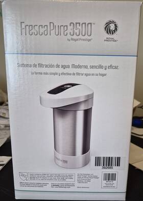Wf0419 Royal Prestige Frescapure 3500 Water Filtration System 1.5 Gal Carbon 3-stage