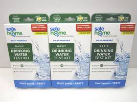 Safe Home 850000063570 12-in-1 Drinking Water Test Kit For Hardness Copper And More - Qty 3