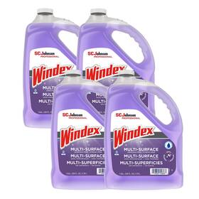 697262 Sc Johnson Professional Windex Ammonia-free 128 Fl Oz Pack Of 1 Purple
