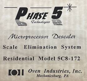 5c8-172 Scaleblaster Phase Microprocessor Descaler Scale Elimination System Residential New