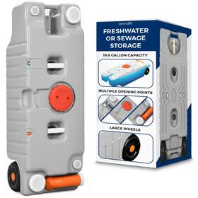 Slcmpwt75 Serenelife 19.8 Gallon / 75l Rv Water Tank-camper Portable Container
