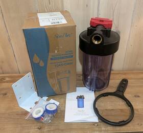 1045-clear Simpure Whole House Water Filter Housing Nob- Does Not Include