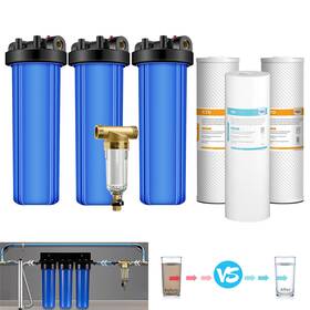 523165 Simpure 4-stage 20 Inch Big Blue Whole House Filtration System Sediment Filter Cartridge 523165 Simpure 4-stage 20 Inch Big Blue Whole House Filtration System Sediment Filter Cartridge