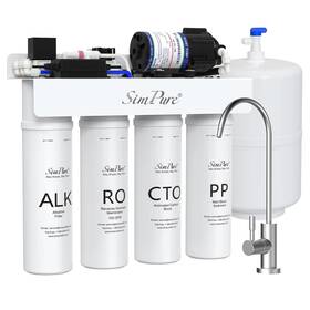 B0dcnkn6q3 Simpure T1-100alk Alkaline Ro Water Filter 7-stage Nsf/ansi 58 100 Gpd