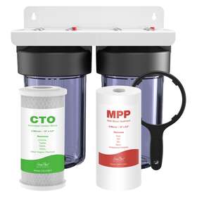 Rswhb019zs Simpure 10inch Big Blue Whole House Water Filter System Clear Housing Filtration 1 Inch Npt