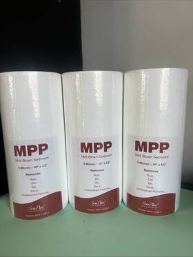 Sprswhb008pp Simpure 3 In Lot - 10 Inch X4.5 Big Blue Whole House Water Sediment Filters