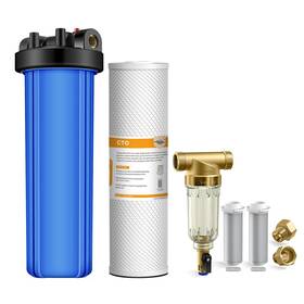 Sprswhb009ctodc5p Simpure Whole House Spin Down Sediment And 20 Inch Water Filter Housing System Filtration
