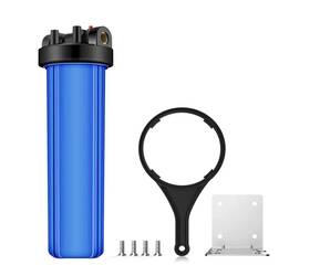 Sprswhb009ppctogaczu Simpure 20 Inch Big Blue Whole House Water Filter Housing System X 4.5 Cartridge