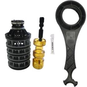 V3010-1d Soft Water Supply Softener Parts Kit - Seal Pack Brine Piston Filter Wrench Lubricant
