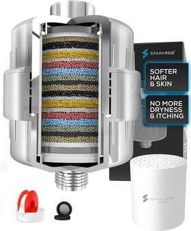 Sparkpod 860001305449 23 Stage Shower Head Standard Formula 1. Luxury Polished Chrome