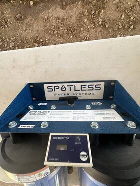 Diw-20b Spotless Water Systems Countertop 2-stage Filter Blue Black