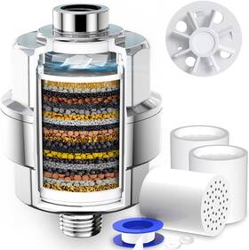 Thd-hj091 Sr Sun Rise 20-stage Shower Head Filter-shower Filter For Hard S Polished Chrome