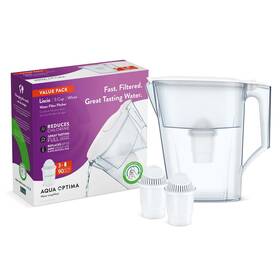 Rj0627 Strix Ltd Water Filter Pitcher Value Pack For Tap And Drinking With 3 Compact Filte