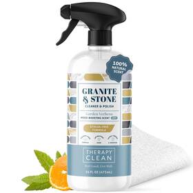 Therapy 895823002030 Granite Cleaner Kit With Microfiber - Daily 16 Fl Oz Pack Of 1