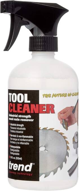 Trend Clean/500 Tool And Bit Cleaner Industrial Strength 18 Fl Oz Pack Of 1 Clear