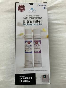 Tyent 851613002314 Water Lonizer Uce-series/ Hi-series Ultra Filter Replacement Set