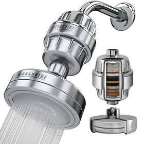 Urc-01 Urbanvibe Luxury Filtered Shower Head Set 20 3 Stage Filter For Silver