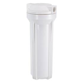 Uxcell 724708683937 Water Filter Housing 10 Inch Whole House Filtration System 1/2 Inlet Outlet White