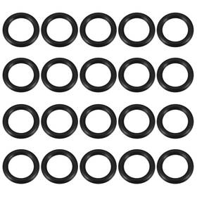 A18072600ux0527 Uxcell Nitrile Rubber O-rings 27mm Od 20mm Id 3.5mm 20mmx27mmx3.5mm Black
