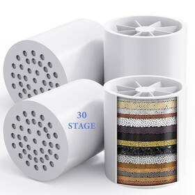 Veoryfly 717206992106 4 Pack 30 Stage Universal Shower Filter Replacement Cartridge -removes