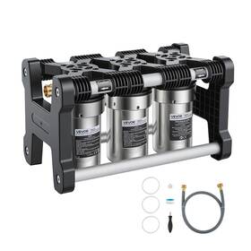 3-cartridge Vevor Prs-401lll Rv Water Filter System 5 Micron Filtration For Campers Rvs