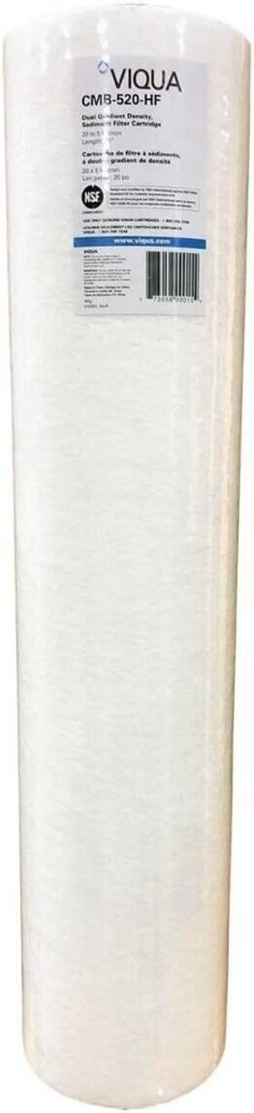 Cmb-520-hf Viqua Sediment Filter 5 Mic 4.5 Inch X 20