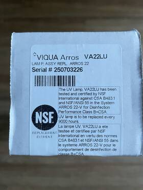 Va22lu Viqua Arros Uv Lamp Replacement