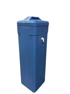 Vistar Water Technologies 786727625770 Softener Salt Brine Tank 11x11x38 Inches With Safety Float By American