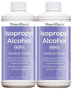 2xvd-ipa16 Viva Doria Isopropyl Alcohol 99% Rubbing Medical Grade Ipa 2 Pack