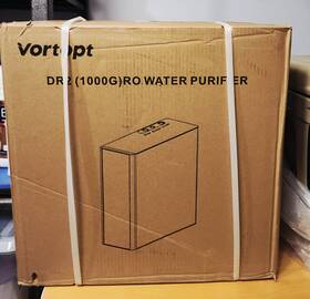 Dr2-1000g Vortopt Dr2 1000g 1000 Gpd Under Sink Ro Water Purifier Black Smart Faucet