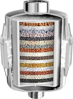 Amh-pa0494 Vxv 20 Stage Shower Filter For Hard Water Remove Chlorine Heavy Chrome Polished