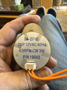 19043 Waterboss Oem Water 900 Softener Timer Motor Pre Owned P/n