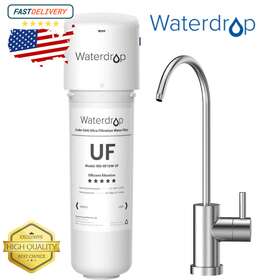 Waterdrop Wd-10ub-uf 10ub-uf Ultra Filtration Under Sink Water Filter With Dedicated Faucet