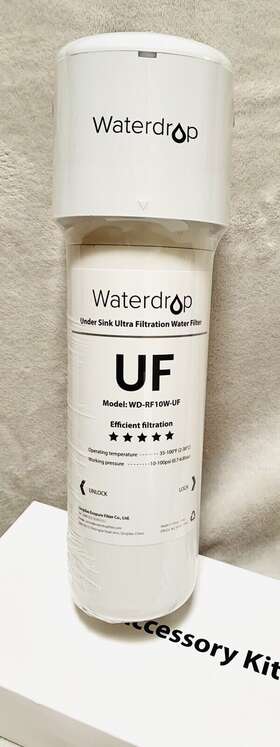 Waterdrop Wd-10uf 10uf Under Sink Water Filter System 8k Gallons High Chlorine Reduction