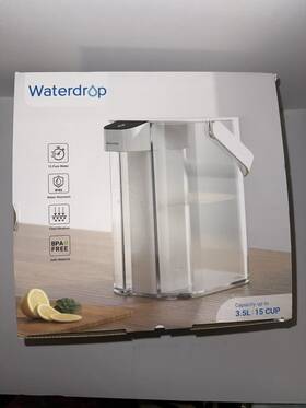 Wd-ed01w Waterdrop Electric Countertop Water Filtration Pitcher Filter Purifier 3.5l