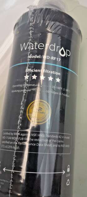 Wd-rf17 Waterdrop New Rf17 Filter Fits Wd-17u Under Sink Water Filtration Systems