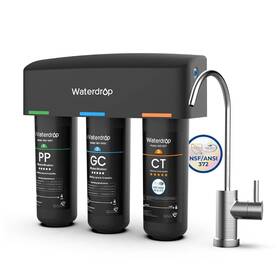Wd-tsb-10 Waterdrop Tsb 8 Layer High Capacity Under Sink Water Filter Reduces Pfas Pfoa