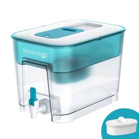 Wd-wfd-22b Waterdrop 200-gallon Long-life 40-cup Large Water Filter Dispenser Turquoise
