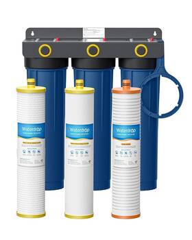 Waterdrop Whf3e-skh 3-stage Whole House Water Filter 20x4.5 1 Inch Anti-scale