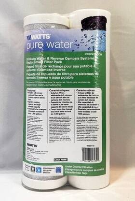 Watts 098268561395 Pwfpksedcb Water Guard / Zw 2 Piece Filter Kit New Sealed