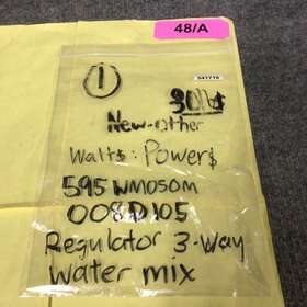 595wm050m Watts Powers 008d105 Regulator 3-way Water Mix