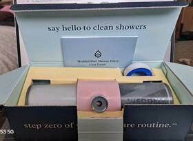 Wd-100f Weddell Duo Shower Filter Nsf Certified For Chlorine Pink Sold As Pict