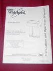 Wher25 Whirlpool Model Reverse Osmosis Water Purifier Filter User Owner Manual Wher25 Whirlpool Model Reverse Osmosis Water Purifier Filter User Owner Manual