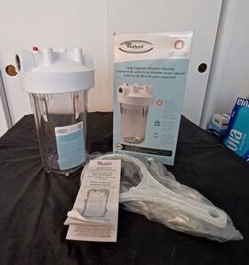 Whirlpool 928448338254 Whkf-dwhbb Large Capacity Whole House Filtration Housing-free Ground