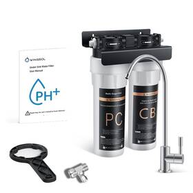 Ws-us-022 Wingsol F Under Sink Alkaline Water Filter With Faucet 2-stage Sy