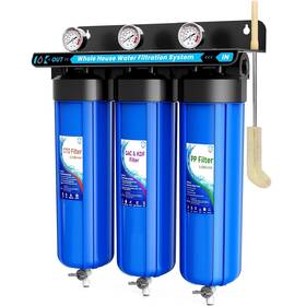 3swt-001 Xinshuo Whole House Water Filter System 3-stage Filtration
