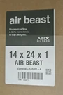 Airx Filters 4CT Beast 14X24X1 High Flow Pleated. Fixed Price $44.99.