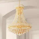 Elegant Lighting Primo 24" Traditional Gold Crystal Chandelier. Fixed Price $1218.00.