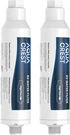 Aqua Crest Inline Water Filter, Reduces Chlorine, Bad Taste, Odor For RVS(2). Fixed Price $19.99.